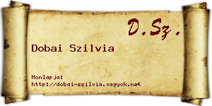 Dobai Szilvia névjegykártya